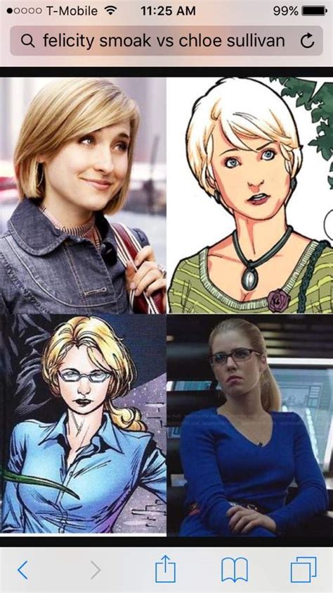 Chloe Sullivan (Smallville) Vs. Felicity Smoak (Arrow .